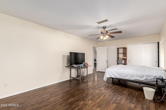 937 N Marble St, Gilbert, AZ 85234 - bedroom with wood finished floors, multiple closets, and baseboards