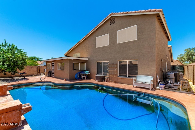 937 N Marble St, Gilbert, AZ 85234 - view of pool featuring a fenced backyard and a patio area