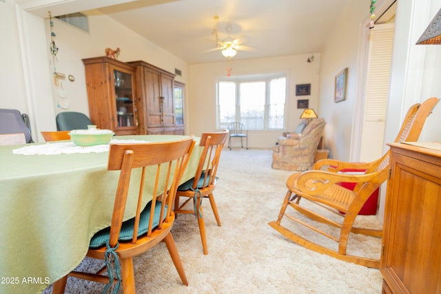 1565 E 12th St, Douglas, AZ 85607 - dining area with a ceiling fan and light carpet