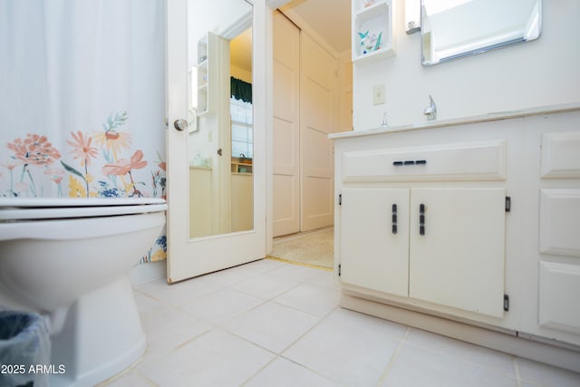 1565 E 12th St, Douglas, AZ 85607 - bathroom featuring vanity and tile patterned floors