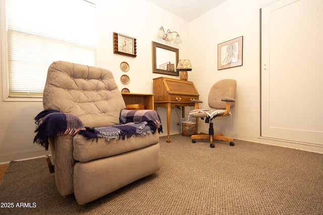 1565 E 12th St, Douglas, AZ 85607 - sitting room featuring carpet flooring and baseboards