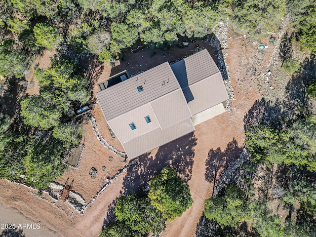 2806 Skyhawk Dr, Overgaard, AZ 85933 - view from above of property