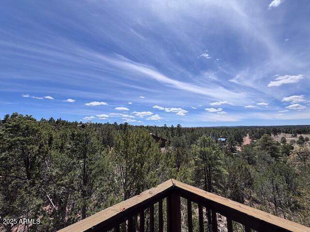 2806 Skyhawk Dr, Overgaard, AZ 85933 - view of mountain backdrop featuring a heavily wooded area