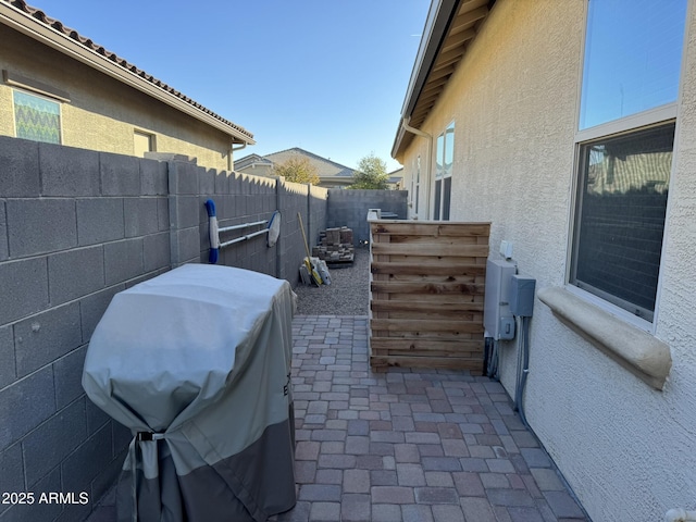 view of patio / terrace with grilling area