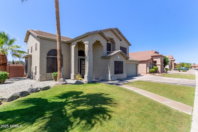 4331 E Redwood Ln, Phoenix, AZ 85048 - view of front of house with concrete driveway, stucco siding, and an attached garage