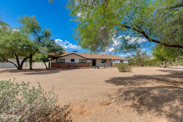 7102 E Kalil Dr, Scottsdale, AZ 85254 - view of ranch-style home