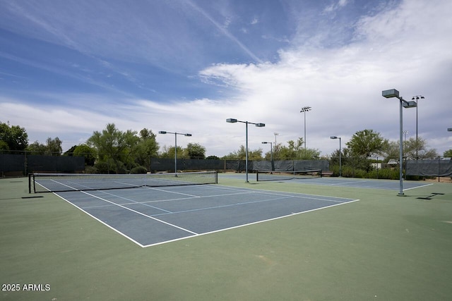 7214 E Rustling Pass, Scottsdale, AZ 85255 - view of tennis court featuring community basketball court