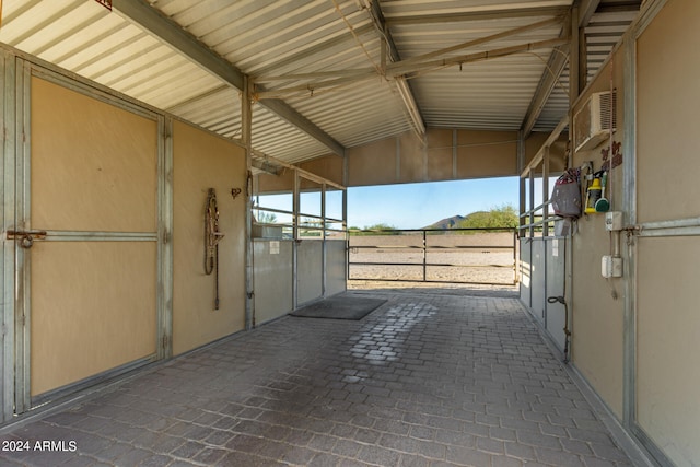 view of stable