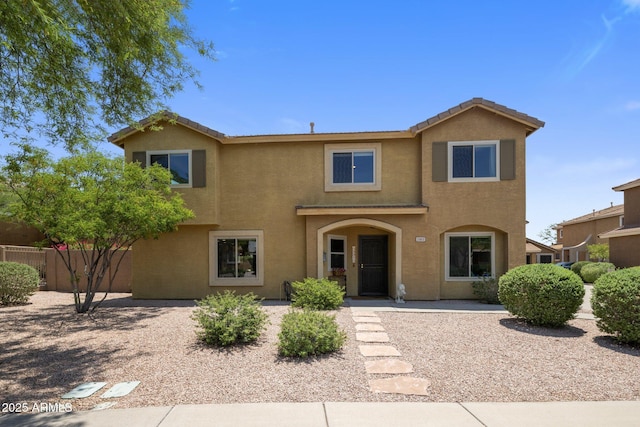 21813 N 40th Way, Phoenix, AZ 85050 - view of front facade featuring stucco siding and a tiled roof