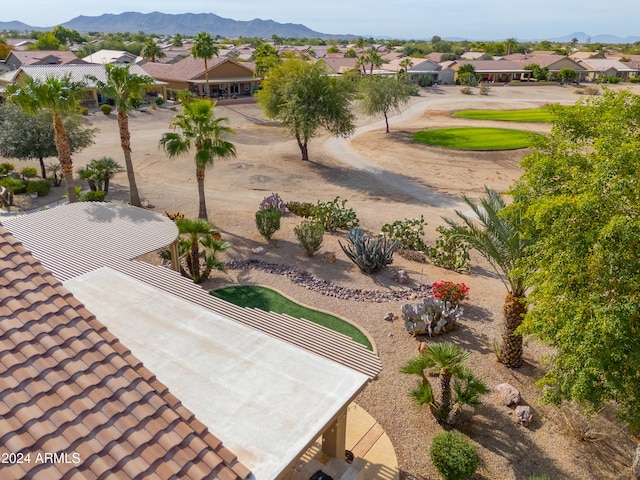 view of property's community featuring a mountain view