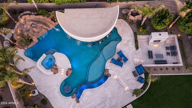 drone / aerial view