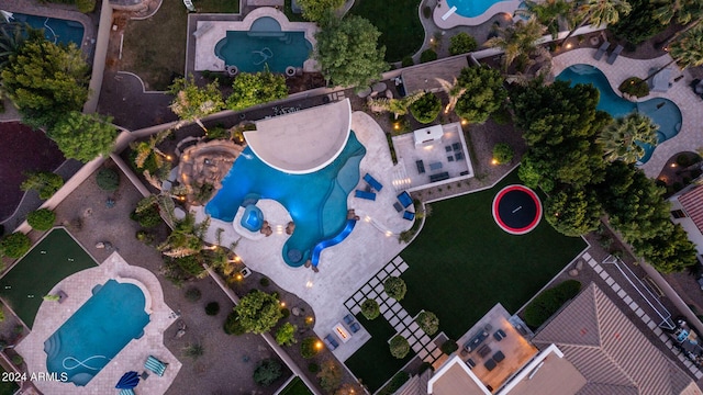 drone / aerial view