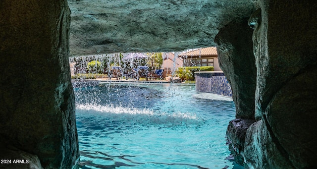 view of pool