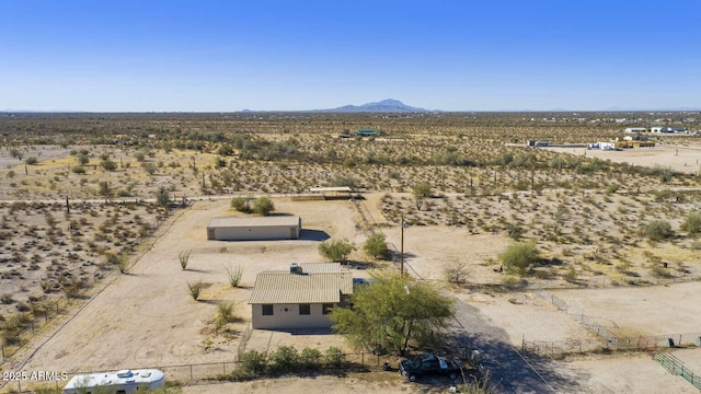 13245 N Betty Angel Way, Florence, AZ 85132 - aerial view of sparsely populated area with a desert landscape and a mountainous background