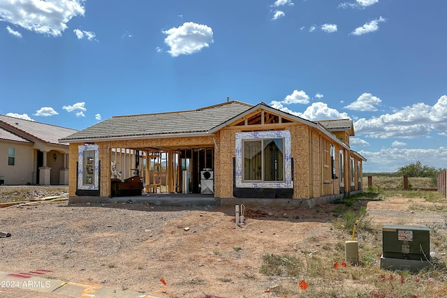 view of front of property