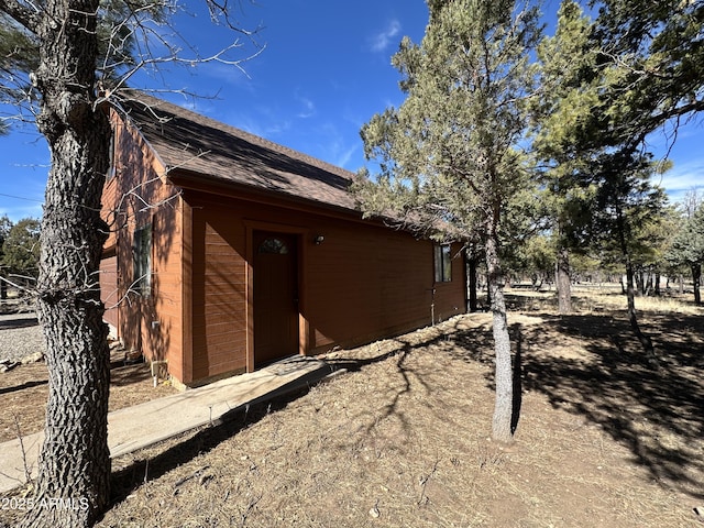 view of side of property