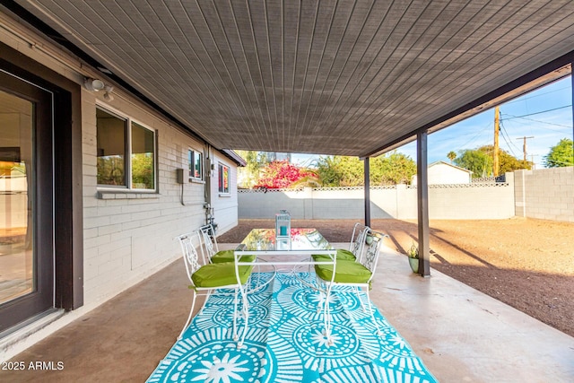 view of patio