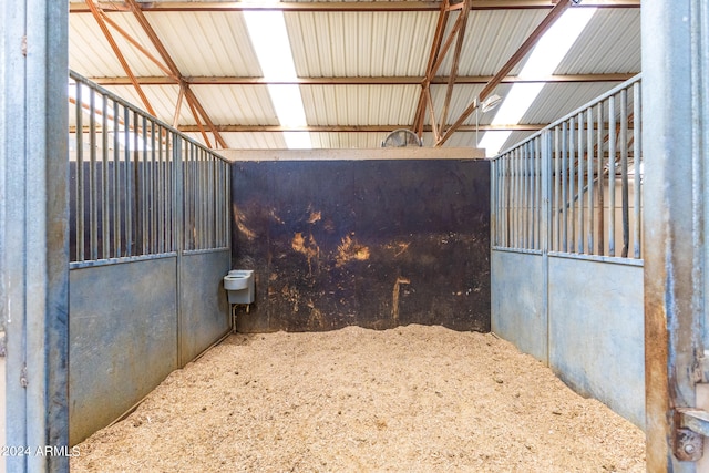 view of horse barn