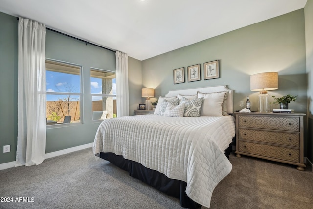 bedroom featuring carpet flooring