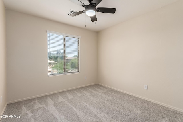 11834 N 147th Ln, Surprise, AZ 85379 - carpeted spare room with ceiling fan and baseboards