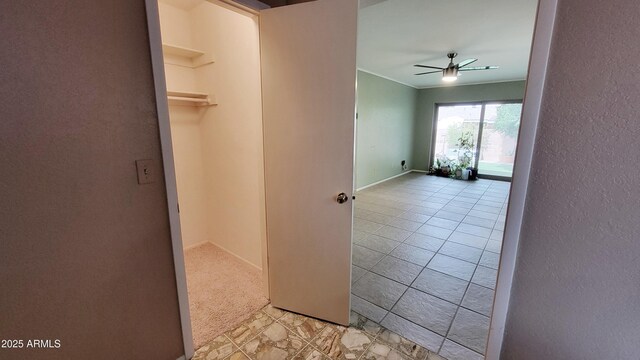 650 N 65th Way, Mesa, AZ 85205 - hall featuring a textured wall and baseboards