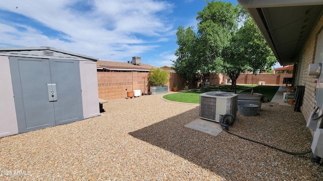 650 N 65th Way, Mesa, AZ 85205 - fenced backyard featuring central AC