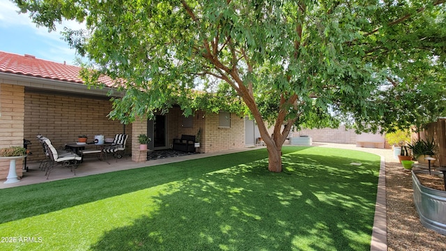 650 N 65th Way, Mesa, AZ 85205 - view of yard with a patio area