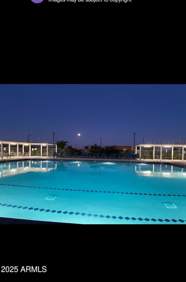 view of pool