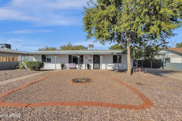 view of ranch-style home