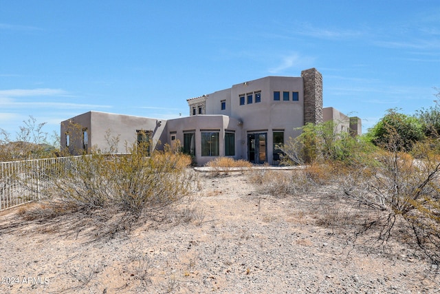 view of back of property