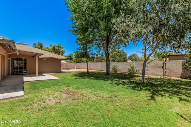 2956 E Concho Ave, Mesa, AZ 85204 - fenced backyard featuring a patio