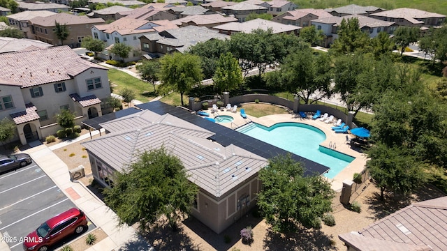 14870 W Encanto Blvd Unit 1038, Goodyear, AZ 85395 - aerial view of residential area with a pool