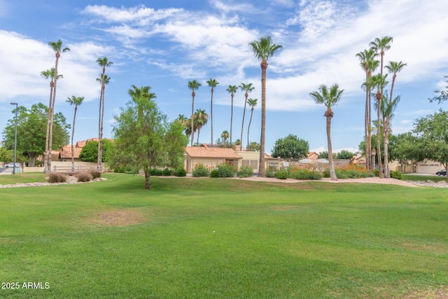1214 W Sand Dune Dr, Gilbert, AZ 85233 - surrounding community with a yard and golf course view