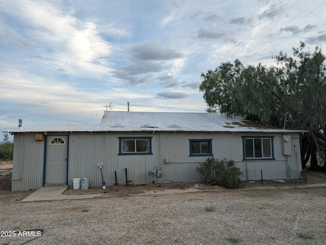 view of rear view of house