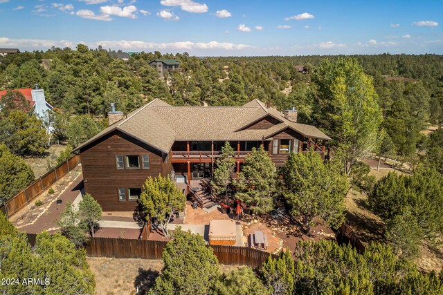 2946 N Lodgepole Rd, Overgaard, AZ 85933 - view of subject property with a forest