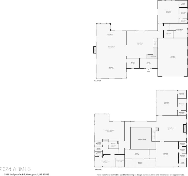 2946 N Lodgepole Rd, Overgaard, AZ 85933 - home floor plan