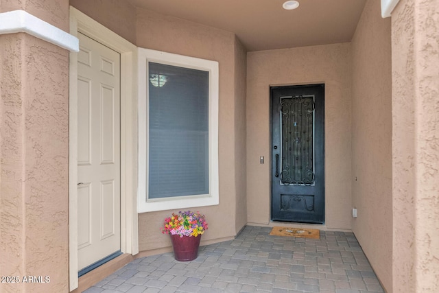 2605 W Desert Marigold Dr, Phoenix, AZ 85085 - entrance to property featuring stucco siding