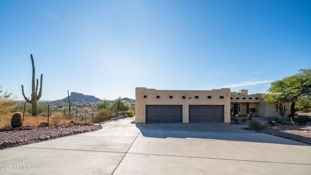 3168 S Yaqui Ln, Gold Canyon, AZ 85118 - adobe home featuring a mountain view and a garage