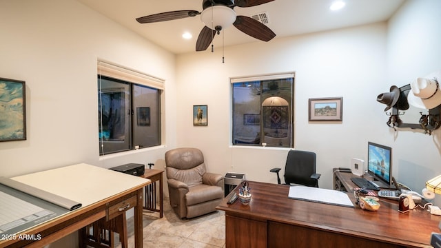 3168 S Yaqui Ln, Gold Canyon, AZ 85118 - office space with ceiling fan