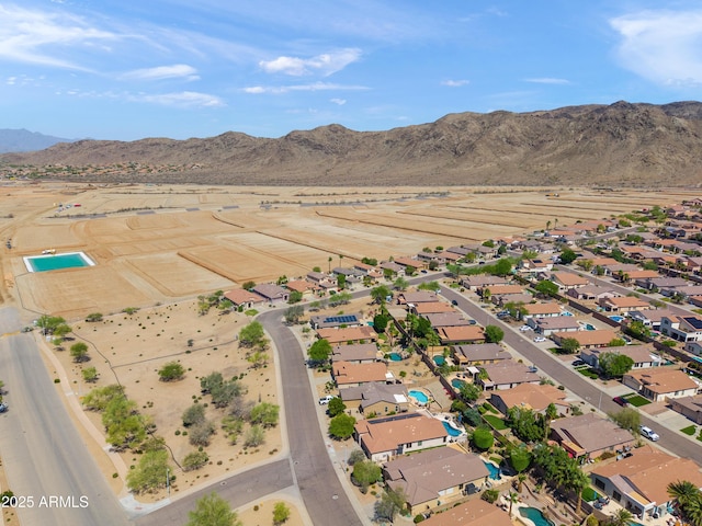 1819 W Deer Creek Rd, Phoenix, AZ 85045 - aerial view of property and surrounding area featuring a mountainous background and nearby suburban area