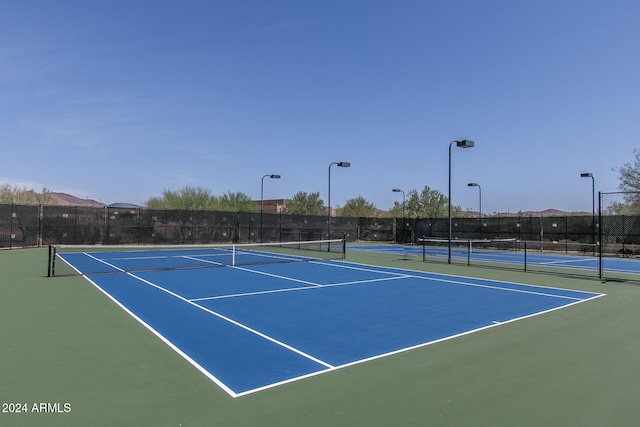 view of sport court