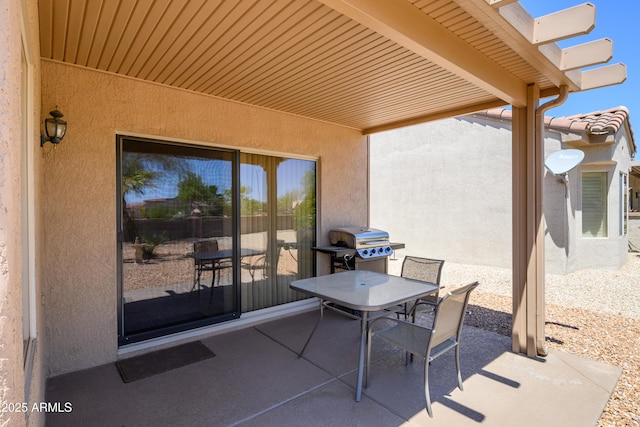 16354 W Labyrinth Ln, Surprise, AZ 85374 - view of patio / terrace featuring area for grilling and outdoor dining space