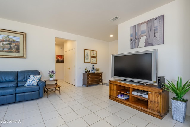 16354 W Labyrinth Ln, Surprise, AZ 85374 - living area with recessed lighting and light tile patterned flooring