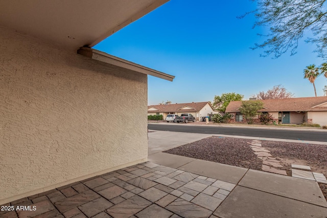 view of patio / terrace with a residential view