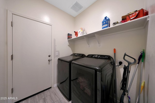 12731 W Myrtle Ave, Glendale, AZ 85307 - laundry room featuring washer and clothes dryer and baseboards