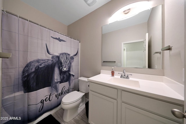 12731 W Myrtle Ave, Glendale, AZ 85307 - bathroom with vanity and curtained shower
