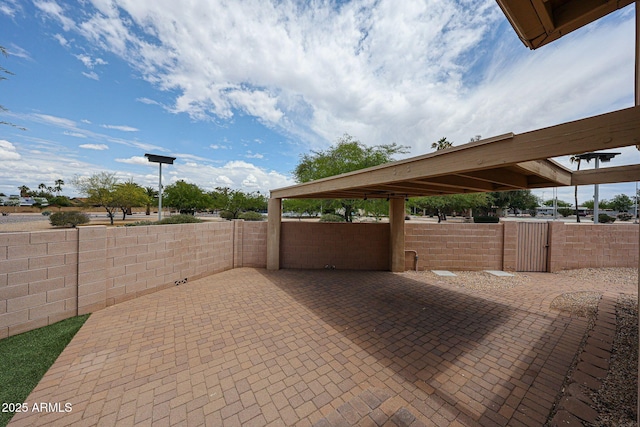 view of patio