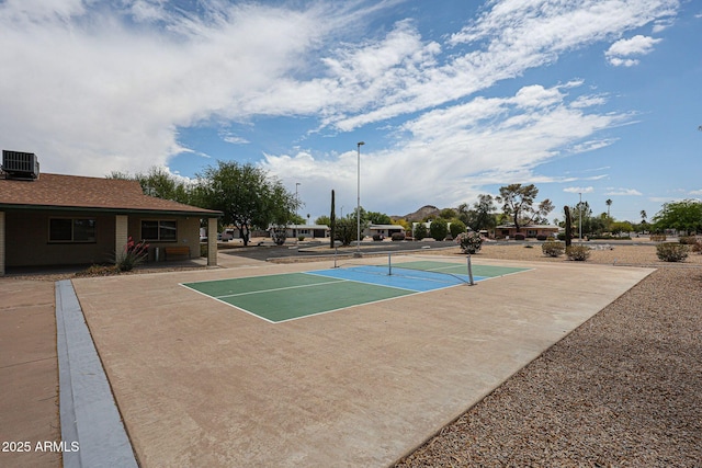 view of tennis court