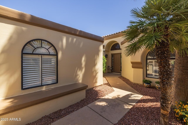 10429 N 101st St, Scottsdale, AZ 85258 - property entrance with stucco siding