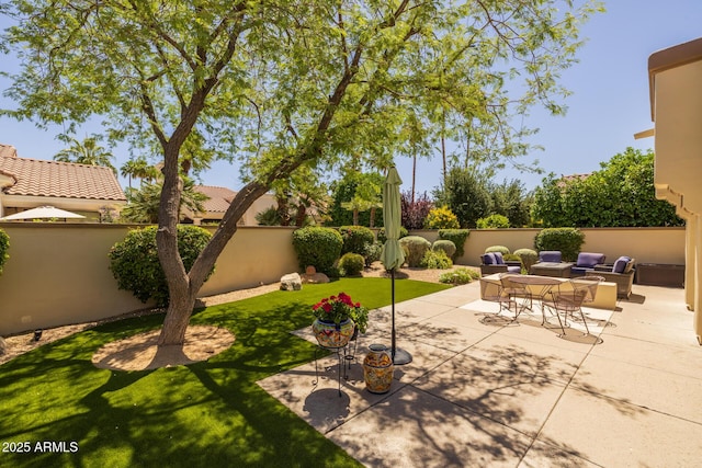 10429 N 101st St, Scottsdale, AZ 85258 - fenced backyard featuring a patio
